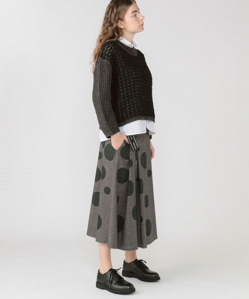 FRAPBOIS（フラボア）の「ツイードオーバードット（スカート・レディース・ダークグレー/グレー系その他・1/0）」の8枚目の写真