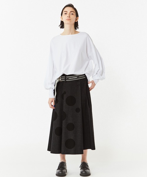 FRAPBOIS（フラボア）の「ツイードオーバードット（スカート・レディース・ダークグレー/グレー系その他・1/0）」の12枚目の写真