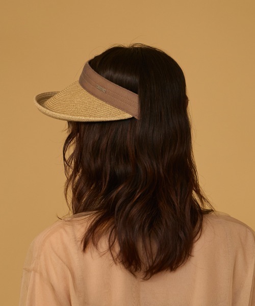 arth(アース)の「【arth】arth Paper Clip Visor(サンバイザー・レディース・ブラック/ベージュ/ブラウン/イエロー・FREE)」の19枚目の写真