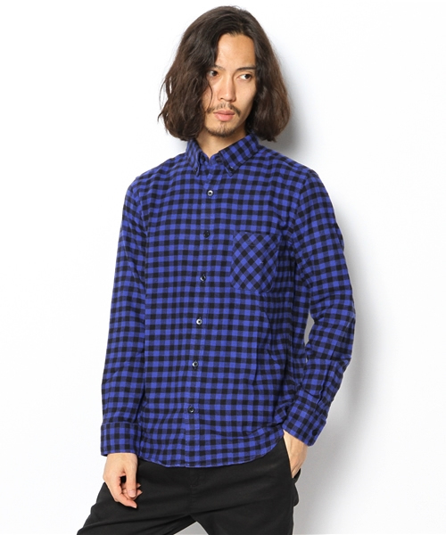 WEGO（ウィゴー）の「WEGO/ブロックチェックネルシャツ（シャツ/ブラウス・メンズ・ホワイト系その他/レッド系その他/ブルー系その他/イエロー系その他・MEDIUM/LARGE）」の13枚目の写真