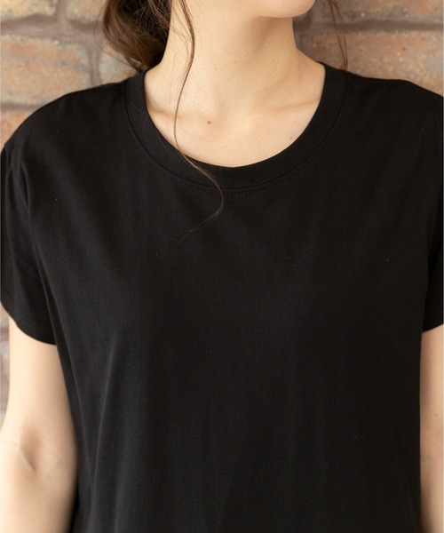 PREFERIR(プレフェリール)の「バックシャン うしろ ティアード 半袖 マキシワンピース(ワンピース・レディース・ブラック/ネイビー/カーキ・SMALL/MEDIUM/LARGE)」の13枚目の写真