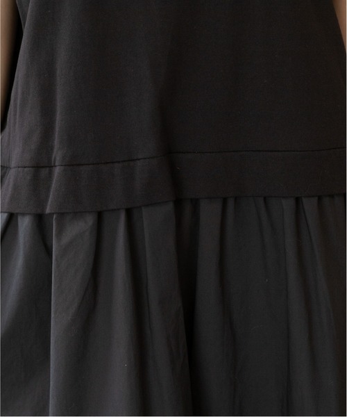 PREFERIR(プレフェリール)の「バックシャン うしろ ティアード 半袖 マキシワンピース(ワンピース・レディース・ブラック/ネイビー/カーキ・SMALL/MEDIUM/LARGE)」の16枚目の写真