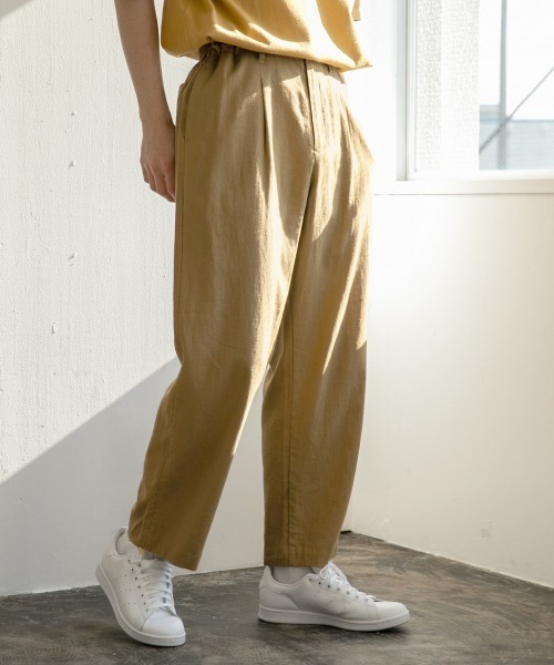 LOWRYS FARM（ローリーズファーム）の「エコＲ／Ｌイージースラックス　879016（その他パンツ・メンズ・チャコールグレー/ブラウン/ブルー・MEDIUM/LARGE）」の2枚目の写真