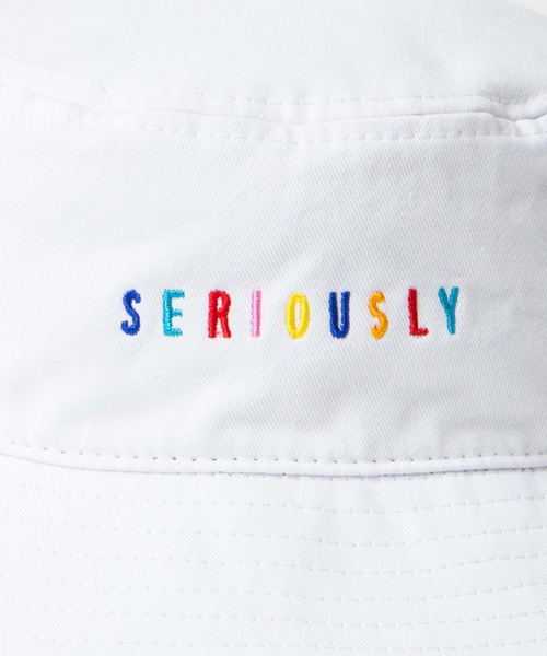 WEGO（ウィゴー）の「WEGO/レインボーロゴバケットハット（ハット・レディース・ホワイト/ブラック・FREE）」の9枚目の写真
