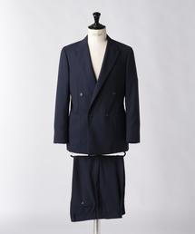 Caruso（カルーゾ）の「＜CARUSO(カルーゾ）＞ ネイビー ジャガード 3B 