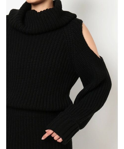 ワンピースオープンショルダーニットワンピース ワンピース Resexxy リゼクシー のファッション