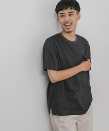 URBAN RESEARCH DOORS | ストレッチリネンクルーネックTシャツ(Tシャツ/カットソー)