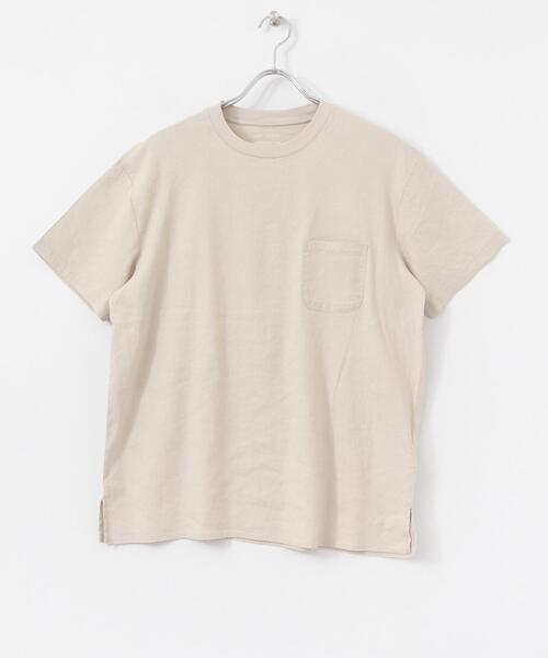 URBAN RESEARCH DOORS（アーバンリサーチドアーズ）の「ストレッチリネンクルーネックTシャツ（Tシャツ/カットソー・メンズ・ブルー系その他/ピンク系その他/スミクロ/ブラウン系その他/ホワイト系その他・40/38）」の17枚目の写真