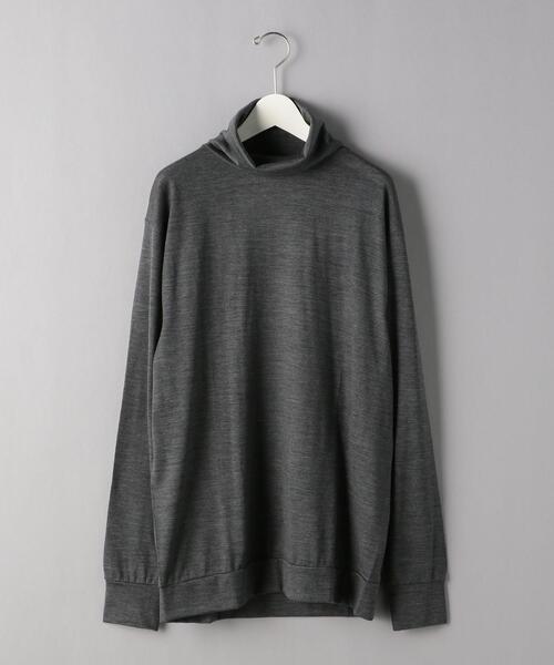 K ITO(ケーイトウ)の「<K ITO(ケー・イトウ)> ウールテンジク タートル(Tシャツ/カットソー・メンズ・レッド/ブラック/ダークグレー/ネイビー・1/2/3)」の3枚目の写真