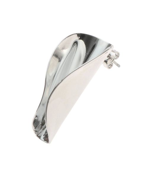 MERCURYDUO（マーキュリーデュオ）の「メタル変形アシメピアス（ピアス（両耳用）・レディース・シルバー/ゴールド・FREE）」の6枚目の写真