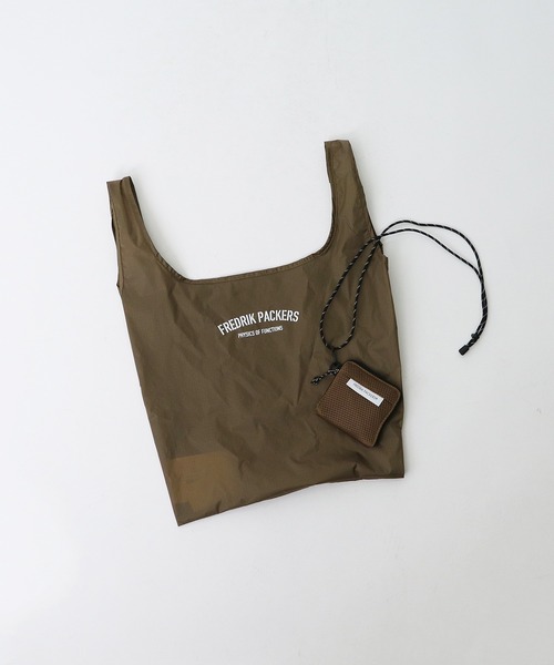 FREDRIK PACKERS（フレドリックパッカーズ）の「FREDRIK PACKERS / フレドリックパッカーズ  ウォレット エコバッグ セット デュアルウォレット DUAR WALLET･･（エコバッグ/サブバッグ・レディース・ブラック/ブラウン/オリーブ・FREE）」の15枚目の写真