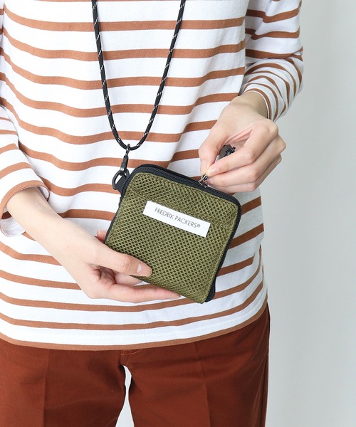 FREDRIK PACKERS（フレドリックパッカーズ）の「FREDRIK PACKERS / フレドリックパッカーズ  ウォレット エコバッグ セット デュアルウォレット DUAR WALLET･･（エコバッグ/サブバッグ・レディース・ブラック/ブラウン/オリーブ・FREE）」の9枚目の写真