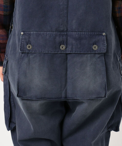 Nigel Cabourn（ナイジェルケーボン）の「【Nigel Cabourn/ナイジェル･ケーボン】ライブロ オーバーオール (NCOS-AW20-P-61）（サロペット/オーバーオール・メンズ・ネイビー・LARGE/MEDIUM）」の10枚目の写真