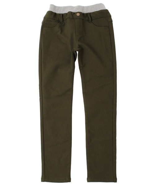 GLAZOS（グラソス）の「[スリム]裏ベロアツイル ・チノパンツ（チノパンツ・キッズ・ブラック/ベージュ/カーキ・130cm/140cm/150cm/160cm）」の3枚目の写真