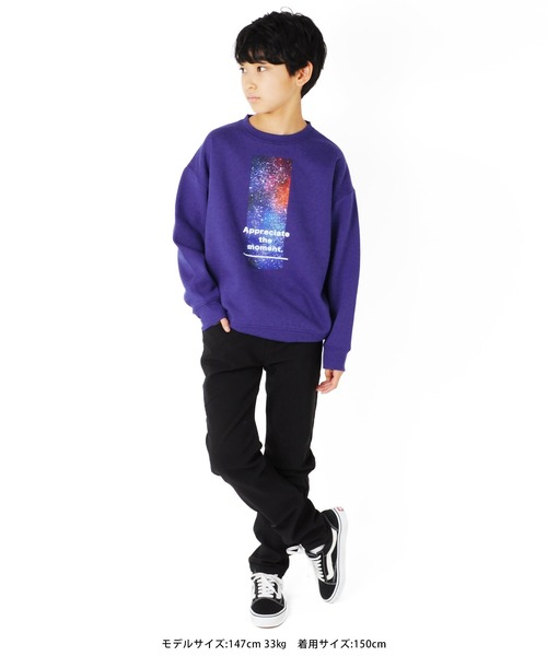 GLAZOS（グラソス）の「[スリム]裏ベロアツイル ・チノパンツ（チノパンツ・キッズ・ブラック/ベージュ/カーキ・130cm/140cm/150cm/160cm）」の5枚目の写真