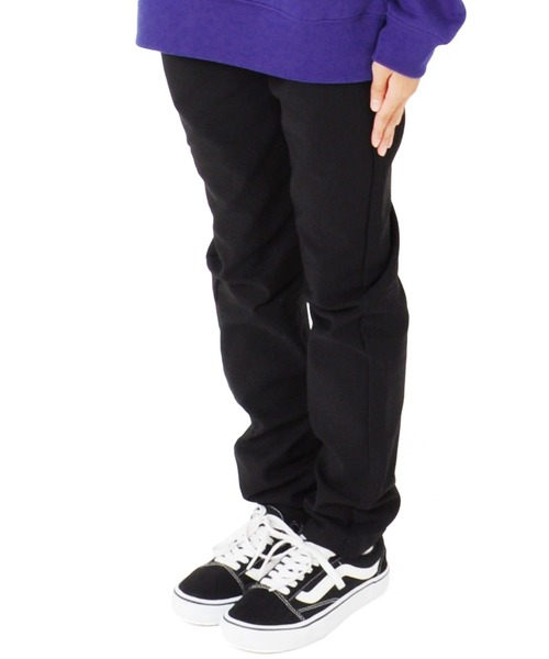 GLAZOS（グラソス）の「[スリム]裏ベロアツイル ・チノパンツ（チノパンツ・キッズ・ブラック/ベージュ/カーキ・130cm/140cm/150cm/160cm）」の6枚目の写真