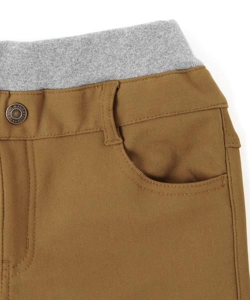 GLAZOS（グラソス）の「[スリム]裏ベロアツイル ・チノパンツ（チノパンツ・キッズ・ブラック/ベージュ/カーキ・130cm/140cm/150cm/160cm）」の9枚目の写真