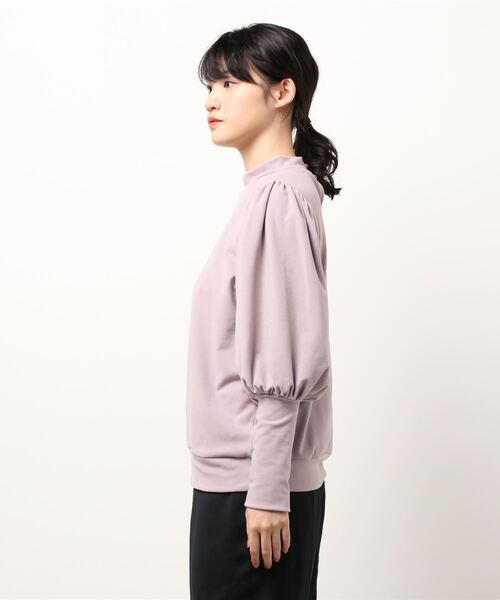 rps(アールピーエス)の「ボリューム袖カットプルオーバー(Tシャツ/カットソー・レディース・ブラック/ブラウン/ラベンダー/グレイッシュベージュ・M)」の9枚目の写真