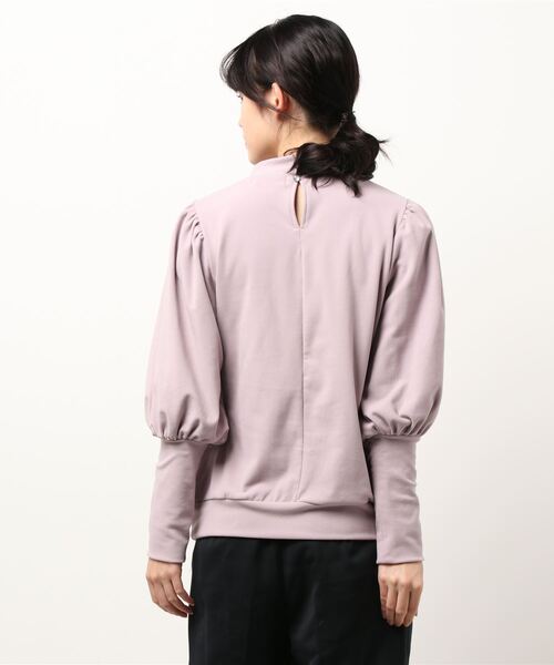 rps(アールピーエス)の「ボリューム袖カットプルオーバー(Tシャツ/カットソー・レディース・ブラック/ブラウン/ラベンダー/グレイッシュベージュ・M)」の6枚目の写真