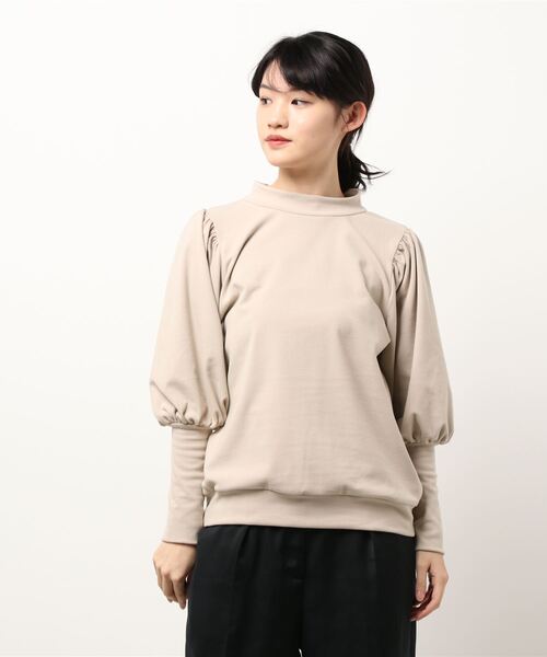 rps(アールピーエス)の「ボリューム袖カットプルオーバー(Tシャツ/カットソー・レディース・ブラック/ブラウン/ラベンダー/グレイッシュベージュ・M)」の15枚目の写真