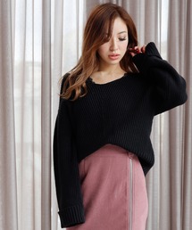 LIPSERVICE | ワイドスリーブルーズニット(ニット/セーター)