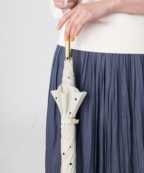 Wpc.（ダブリュピーシー）の「★ミルキードット 雨傘 長傘 Wpc.（長傘・レディース・ブラウン/オフホワイト/ピンク・FREE）」の4枚目の写真