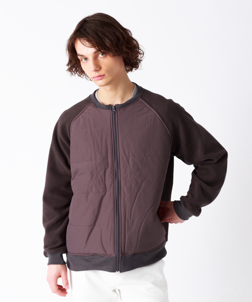 【セール】フリースコンビ中綿ブルゾン（ブルゾン）｜ABAHOUSE（アバハウス）