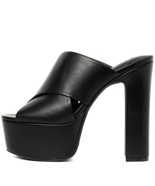 新作人気 太ヒールワイドクロスカバーミュール サンダル R E アールアンドイー のファッション R E シューズ 21ss新作 サンダル R E サンダル