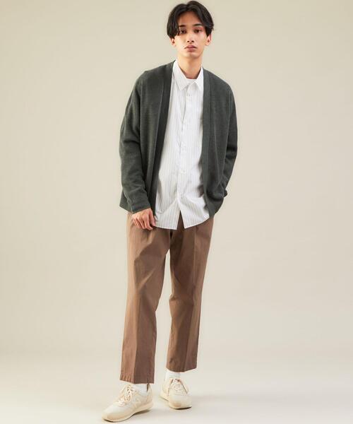 green label relaxing(グリーンレーベルリラクシング)の「CM リネン アゼ イージーカーディガン(カーディガン/ボレロ・メンズ・グレー/ブラック/ライトブルー/ダークグリーン/その他1/その他3/その他2・L/M/S)」の12枚目の写真