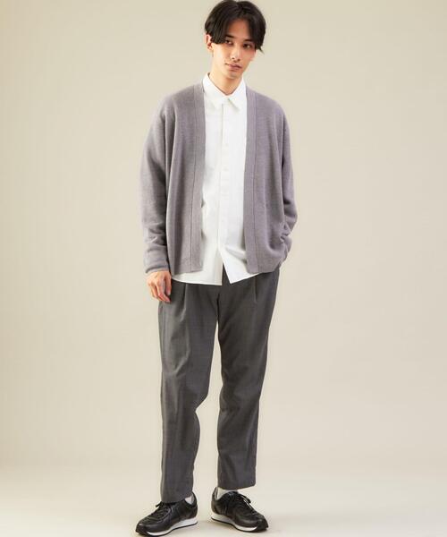 green label relaxing(グリーンレーベルリラクシング)の「CM リネン アゼ イージーカーディガン(カーディガン/ボレロ・メンズ・グレー/ブラック/ライトブルー/ダークグリーン/その他1/その他3/その他2・L/M/S)」の15枚目の写真