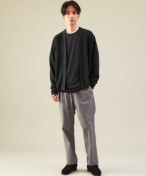 green label relaxing(グリーンレーベルリラクシング)の「CM リネン アゼ イージーカーディガン(カーディガン/ボレロ・メンズ・グレー/ブラック/ライトブルー/ダークグリーン/その他1/その他3/その他2・L/M/S)」の16枚目の写真