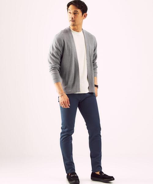 green label relaxing(グリーンレーベルリラクシング)の「CM リネン アゼ イージーカーディガン(カーディガン/ボレロ・メンズ・グレー/ブラック/ライトブルー/ダークグリーン/その他1/その他3/その他2・L/M/S)」の17枚目の写真
