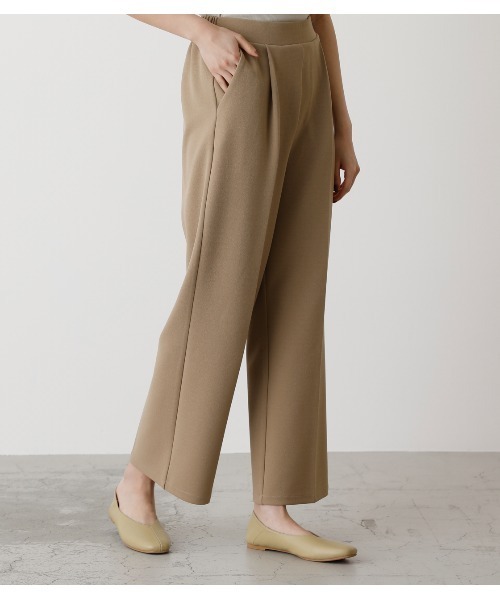 AZUL by moussy（アズールバイマウジー）の「VENUS COMFORT PANTS/ビーナスコンフォートパンツ（スラックス・レディース・ライトパープル/ブラック/ベージュ/ライム・MEDIUM/SMALL）」の5枚目の写真