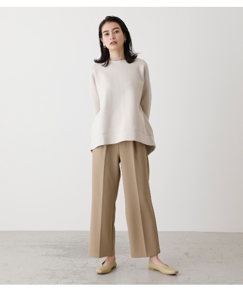 AZUL by moussy（アズールバイマウジー）の「VENUS COMFORT PANTS/ビーナスコンフォートパンツ（スラックス・レディース・ライトパープル/ブラック/ベージュ/ライム・MEDIUM/SMALL）」の6枚目の写真