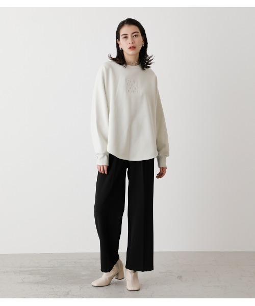 AZUL by moussy（アズールバイマウジー）の「VENUS COMFORT PANTS/ビーナスコンフォートパンツ（スラックス・レディース・ライトパープル/ブラック/ベージュ/ライム・MEDIUM/SMALL）」の15枚目の写真
