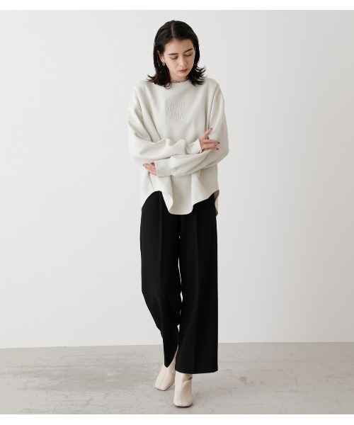 AZUL by moussy（アズールバイマウジー）の「VENUS COMFORT PANTS/ビーナスコンフォートパンツ（スラックス・レディース・ライトパープル/ブラック/ベージュ/ライム・MEDIUM/SMALL）」の16枚目の写真