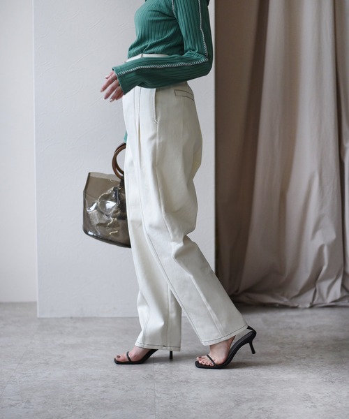 セール ステッチデザインルーズデニム デニムパンツ Eimee Law エイミーロウ のファッション通販 Zozotown