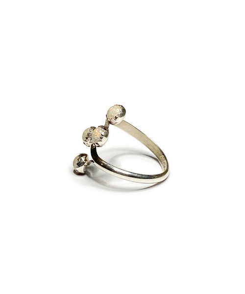 Indian Jewelry（インディアンジュエリー）の「THEATER シアター ナッツデザインストーンリング Made in USA（リング・レディース・ホワイト/ブルー・FREE/#11/#9/#18/#13）」の5枚目の写真