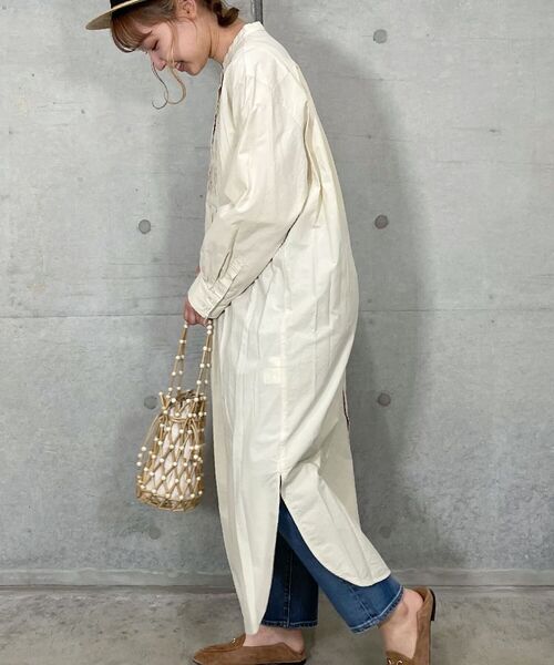 fredy repit（フレディレピ）の「CB比翼オープンワンピース（ワンピース・レディース・オフホワイト/ブラック/クリーム・38）」の3枚目の写真