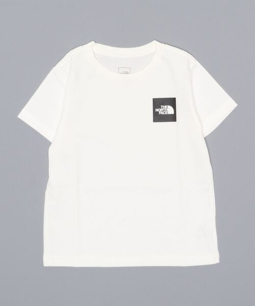 THE NORTH FACE（ザノースフェイス）の「【WEB限定】THE NORTH FACE/ザ・ノースフェイス KIDS S/S Small Square Logo Tee（Tシャツ/カットソー・キッズ・ホワイト/ブラック/ブラウン・130/140/150/120）」の2枚目の写真