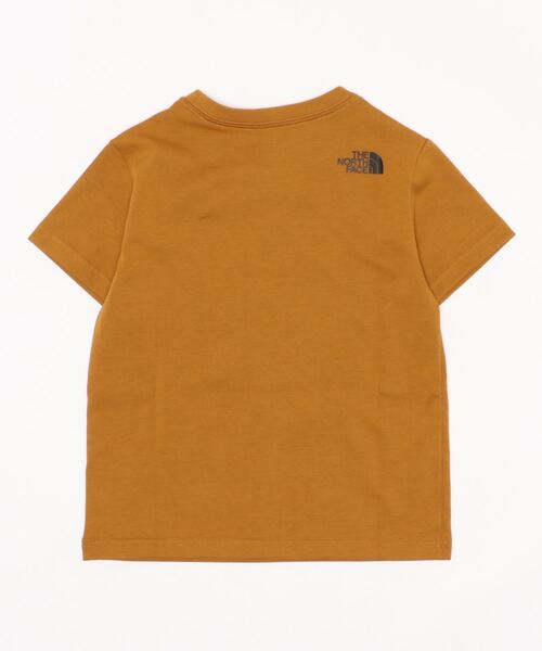 THE NORTH FACE（ザノースフェイス）の「【WEB限定】THE NORTH FACE/ザ・ノースフェイス KIDS S/S Small Square Logo Tee（Tシャツ/カットソー・キッズ・ホワイト/ブラック/ブラウン・130/140/150/120）」の4枚目の写真