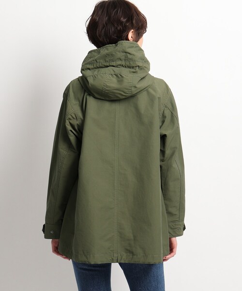 JET（ジェット）の「◆【ウォッシャブル】フィールドフード付きジャケット（ミリタリージャケット・レディース・カーキ/ベージュ/ネイビー・02/04）」の18枚目の写真