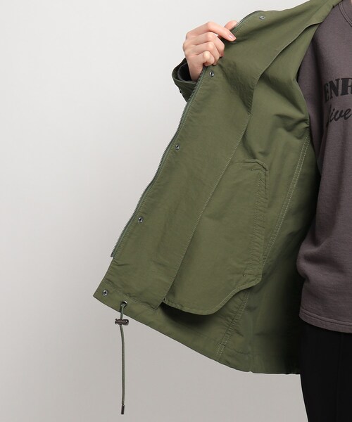 JET（ジェット）の「◆【ウォッシャブル】フィールドフード付きジャケット（ミリタリージャケット・レディース・カーキ/ベージュ/ネイビー・02/04）」の21枚目の写真