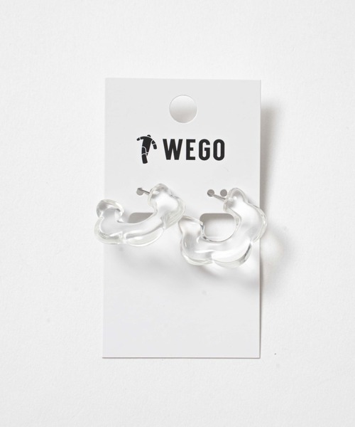 WEGO(ウィゴー)の「WEGO/クリアフープピアス(ピアス(両耳用)・レディース・その他1/その他2・FREE)」の6枚目の写真