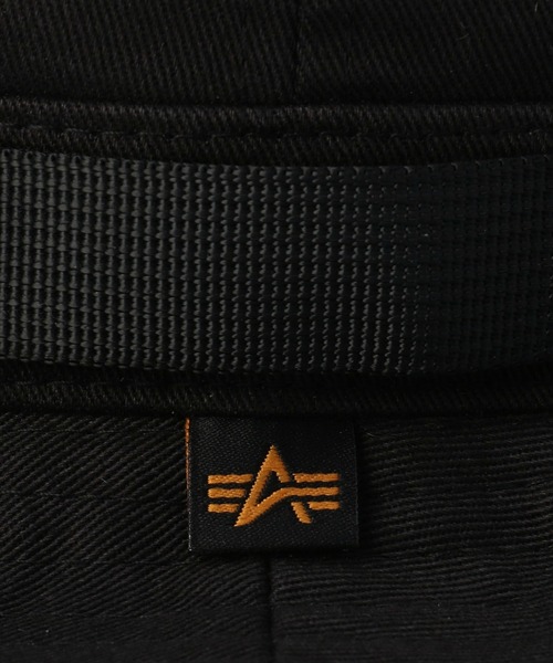 Alpha Industries(アルファインダストリーズ)の「サファリ アドベンチャーハット(ハット・メンズ・ブラック/オリーブ/ウッドランド/ブラウン系カモフラージュ・FREE)」の9枚目の写真