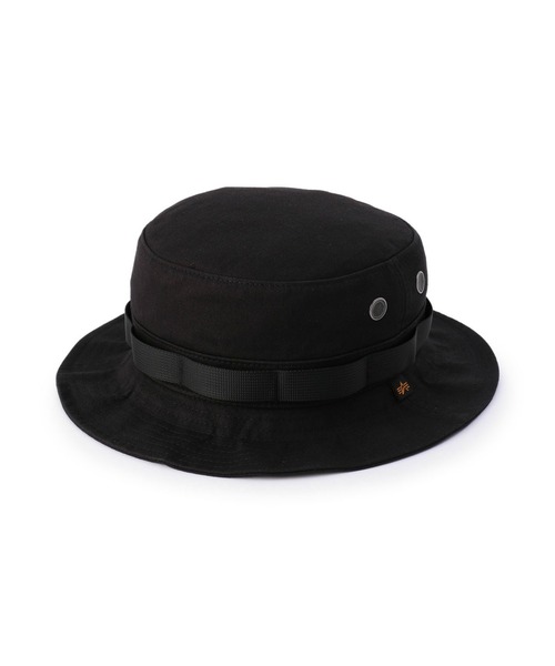 Alpha Industries(アルファインダストリーズ)の「サファリ アドベンチャーハット(ハット・メンズ・ブラック/オリーブ/ウッドランド/ブラウン系カモフラージュ・FREE)」の12枚目の写真