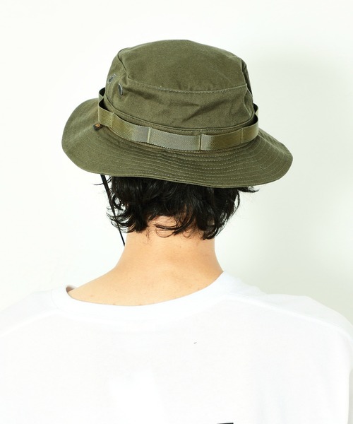 Alpha Industries(アルファインダストリーズ)の「サファリ アドベンチャーハット(ハット・メンズ・ブラック/オリーブ/ウッドランド/ブラウン系カモフラージュ・FREE)」の17枚目の写真