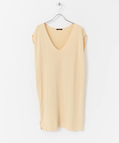 URBAN RESEARCH ROSSO WOMEN(アーバンリサーチ ロッソ)の「チュニックニットベスト(ニット/セーター・レディース・アイボリー/ダークブラウン/ホワイト系その他・FREE)」の2枚目の写真