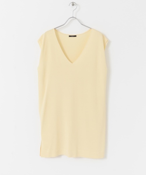 URBAN RESEARCH ROSSO WOMEN(アーバンリサーチ ロッソ)の「チュニックニットベスト(ニット/セーター・レディース・アイボリー/ダークブラウン/ホワイト系その他・FREE)」の21枚目の写真
