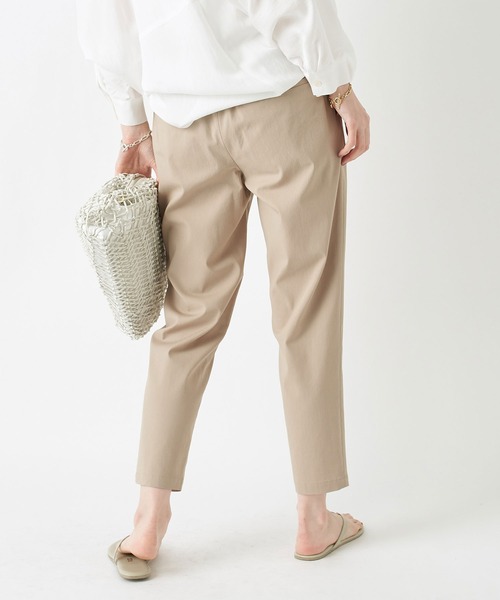 RIVE DROITE（リヴドロワ）の「楽して美脚が叶う　リネンmixストレッチドロストパンツ（その他パンツ・レディース・ベージュ/ピンク/グリーン・36/38）」の6枚目の写真